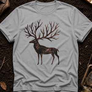 Cave Art Stag — grey