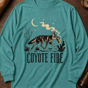 Coyote Fire Long Sleeve Shirt — Seafoam