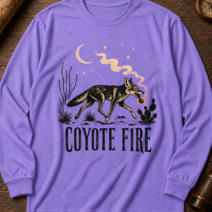 Coyote Fire Long Sleeve Shirt — Violet
