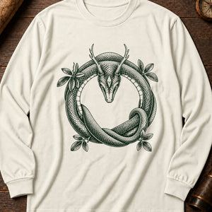 Uktena Coil Long Sleeve Shirt — Ivory