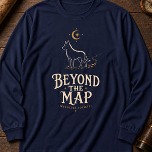 Beyond The Map Long Sleeve Shirt — True Navy