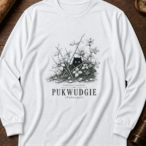 Pukwudgie Bramble Long Sleeve Shirt — White