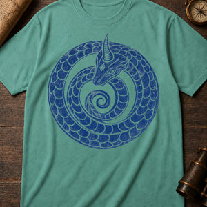 Horned Serpent Omen — seafoam