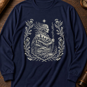 Cailleach Winter Hag Long Sleeve Shirt — True Navy