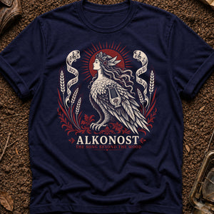 Alkonost songbird — true navy