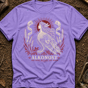 Alkonost songbird — violet