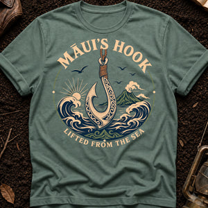 Māui fishhook — blue spruce (WS_mockup1 7)