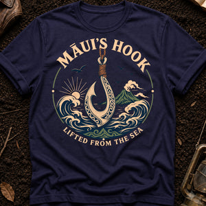 Māui fishhook — true navy (WS_mockup1 13)
