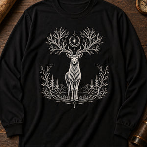 The White Stag Long Sleeve Shirt — Black