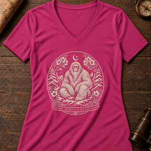 Yeti Snow Sentinel Women's V-Neck Tee — berry