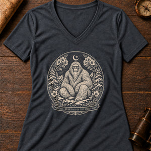 Yeti Snow Sentinel Women's V-Neck Tee — dark grey heather