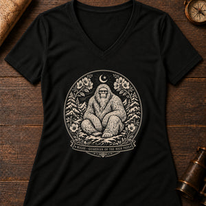 Yeti Snow Sentinel Women's V-Neck Tee — solid black blend