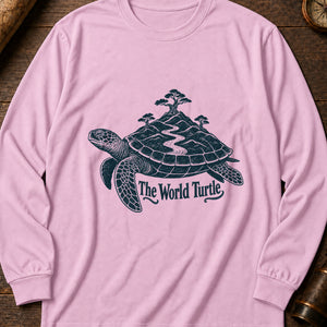 The World Turtle Long Sleeve Shirt — Blossom