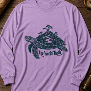 The World Turtle Long Sleeve Shirt — Orchid