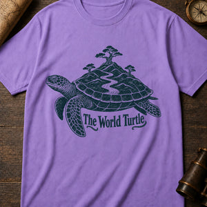 The World Turtle — violet