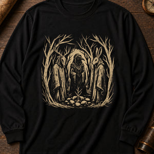 The Forest Coven Long Sleeve Shirt — Black