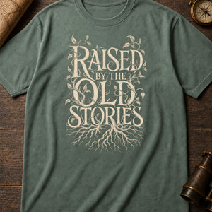 Raised by Old Stories — blue spruce