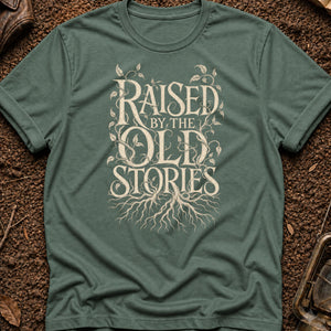 Raised by Old Stories — blue spruce