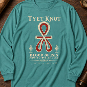 Tyet Knot Long Sleeve Shirt — Seafoam