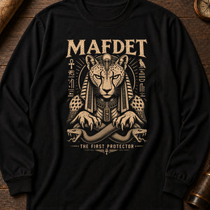 Mafdet The Protector Long Sleeve Shirt — Black