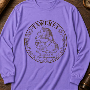 Taweret The Guardian Long Sleeve Shirt — Violet