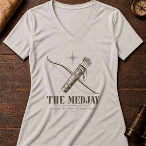 The Medjay Watch Women's V-Neck Tee — heather dust