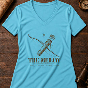 The Medjay Watch Women's V-Neck Tee — turquoise