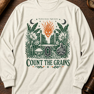 Soucouyant Flame Long Sleeve Shirt — Ivory