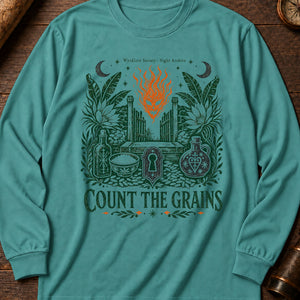 Soucouyant Flame Long Sleeve Shirt — Seafoam
