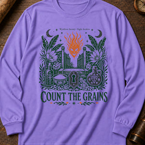 Soucouyant Flame Long Sleeve Shirt — Violet