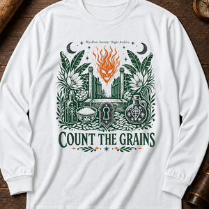Soucouyant Flame Long Sleeve Shirt — White