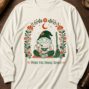 Little Domovoi Hearth Long Sleeve Shirt — Ivory