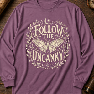 Follow The Uncanny Long Sleeve Shirt — Berry