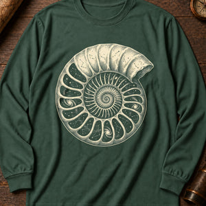 Ammonite Star Chart Long Sleeve Shirt — Blue Spruce
