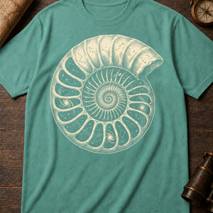 Ammonite Star Chart — seafoam