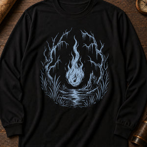 Will-o'-the-Wisp Long Sleeve Shirt — Black