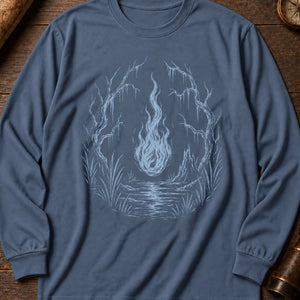 Will-o'-the-Wisp Long Sleeve Shirt — Blue Jean