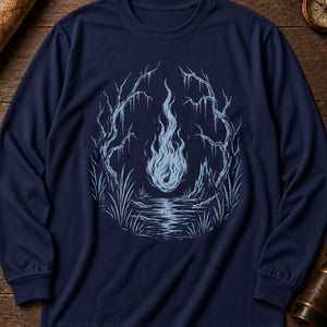 Will-o'-the-Wisp Long Sleeve Shirt — True Navy