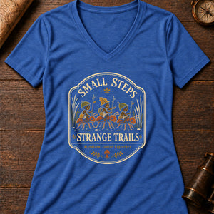 Abatwa Ant Riders Women's V-Neck Tee — heather true royal