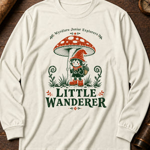 Duende Mushroom Cap Long Sleeve Shirt — Ivory