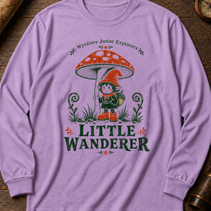 Duende Mushroom Cap Long Sleeve Shirt — Orchid