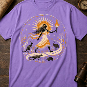 Sun Woman Journey — violet