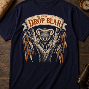 Drop Bear Warning — true navy