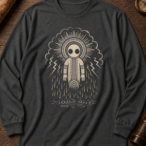 Wandjina Cloud Long Sleeve Shirt — Pepper