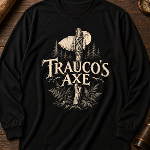 The Trauco's Axe Long Sleeve Shirt — Black
