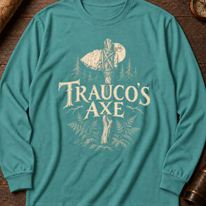The Trauco's Axe Long Sleeve Shirt — Seafoam