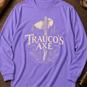 The Trauco's Axe Long Sleeve Shirt — Violet