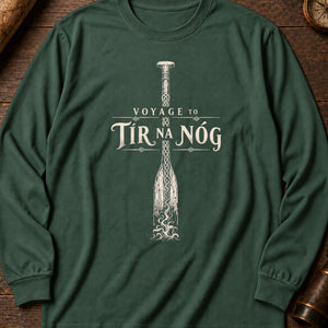 Tír na nÓg Oar Long Sleeve Shirt — Blue Spruce