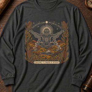 Baiame Sky Father Long Sleeve Shirt — Pepper