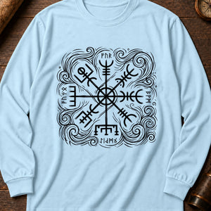 Galdrabók Sea Charm Long Sleeve Shirt — Chambray